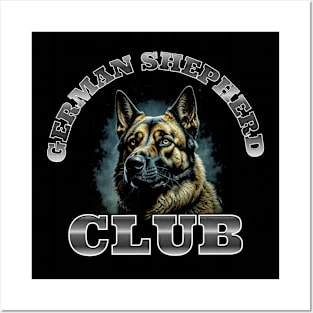 German Shepherd Club Posters and Art